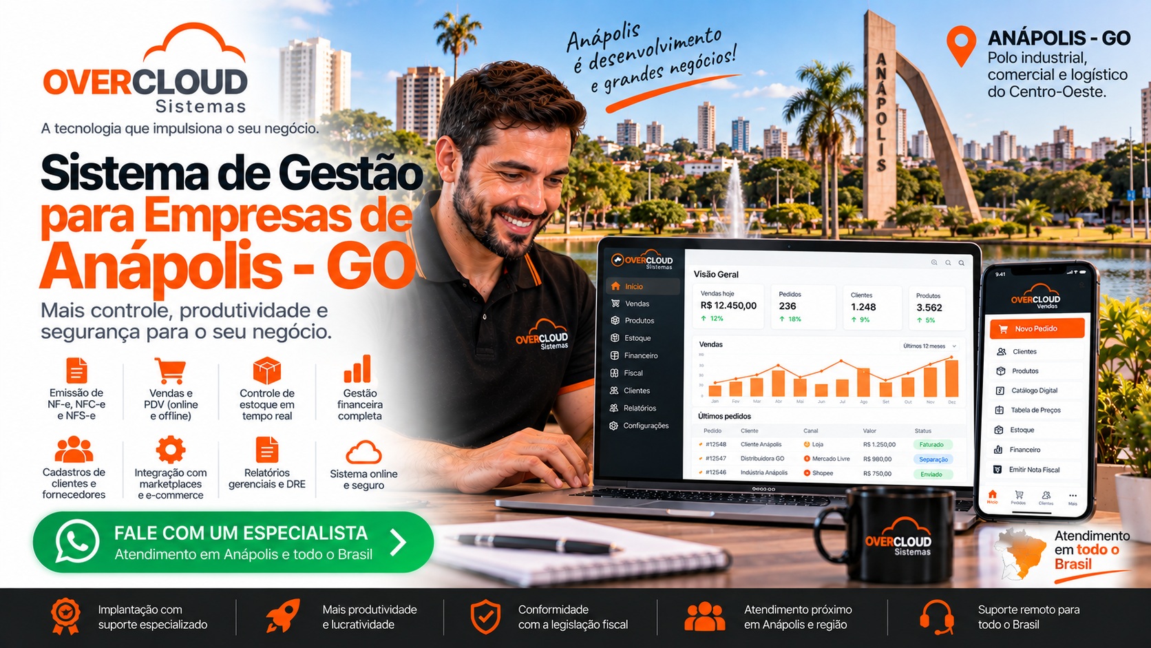 Sistema de gestão para empresas de Anápolis Goiás